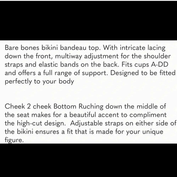 We are HAH bare Bones Neon yellow adjustable Bikini - Picture 9 of 10